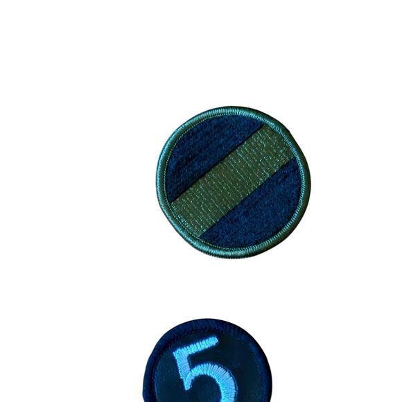 Military Patches Vietnam Era US Army Service Recruiting Number 5 Stripes Veteran - Picture 3 of 7